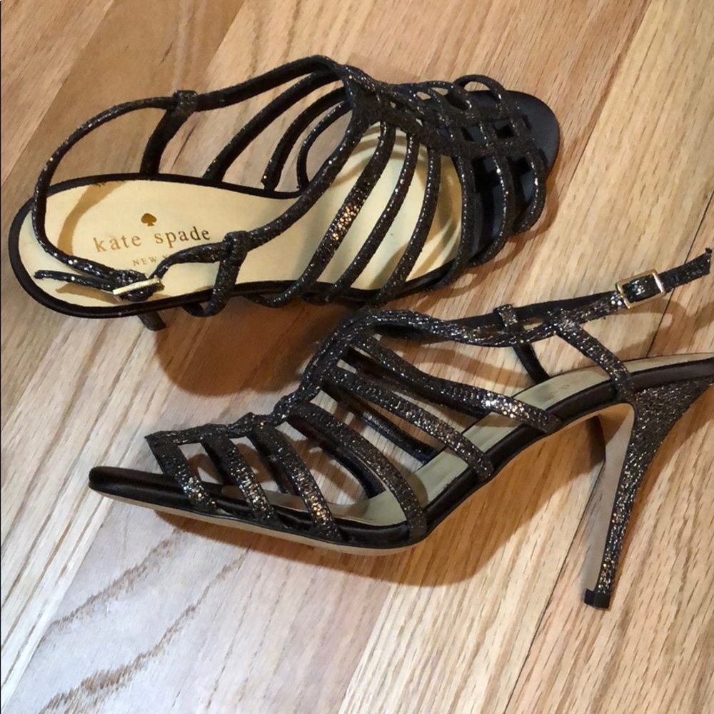 Kate Spade Bronze Heels Made in Italy Never Worn